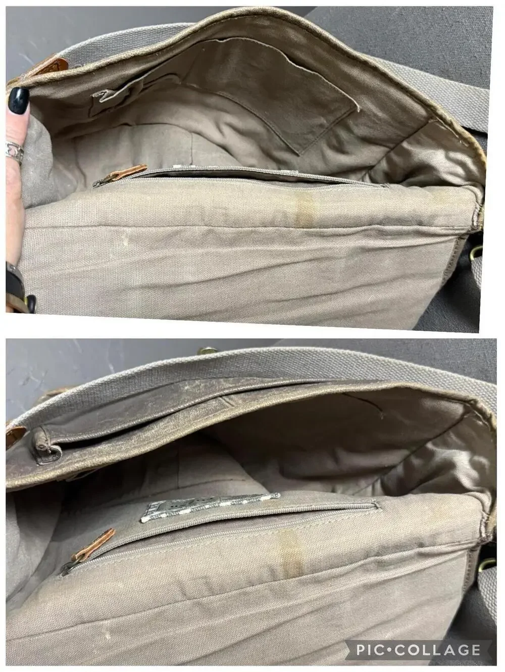 Y2K Leather Messenger Bag from FOSSIL Crossbody or Top Handle Laptop Bag